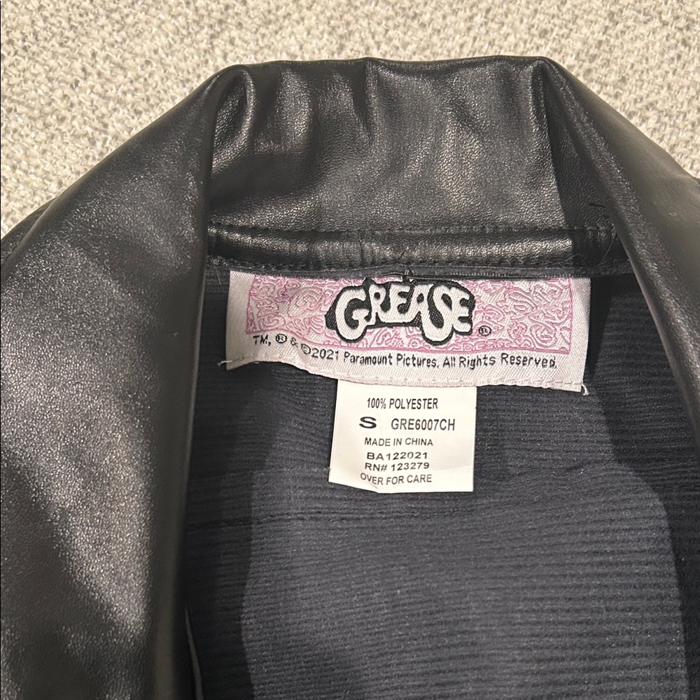 Black Faux Leather Jacket (Toddler/Kids) - Picture 2 of 5